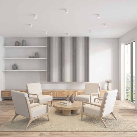 Накладной светодиодный светильник Denkirs Ribe DK4016-WH