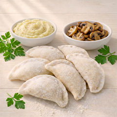 Вареники пост картофель с грибами / 500 гр