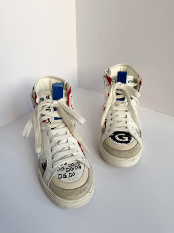 Кожаные кеды Dolce & Gabbana, 33