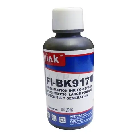 Чернила для EPSON St Photo R230/T50 (100мл,black,сублимационные) FI-BK917/ES917BK MyInk