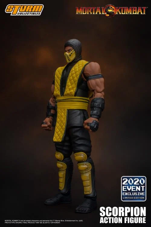 Фигурка Скорпион Эксклюзив SDCC 2020 Мортал Комбат Storm Collectibles 1/12