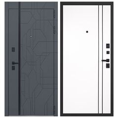 Купить Входная дверь Форест графит ПВХ белый матовый