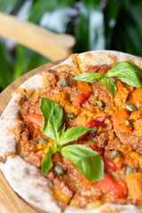 ПИЦЦА БОЛОНЬЕЗЕ С ПЕЧЕНЫМИ ПЕРЦАМИ 🌶️30 CM