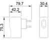 Nofer 90806.TR Адаптер 220 -12 B для Automatics 03038W, 03039.B, 03039.S