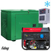 Бензиновый генератор в зимнем кожухе с блоком АВР Fubag BS 8500 A ES DUPLEX/1200SCW RAL 6005 — фото 1