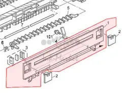 Ricoh Cover Gate original B4164582