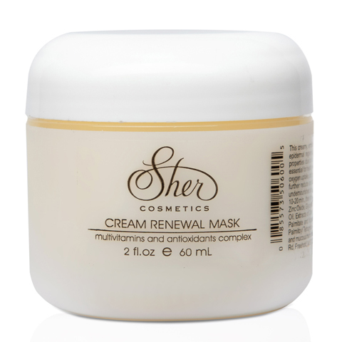 Sher Cosmetics: Кремовая восстанавливающая маска для лица (Cream Renewal Mask), 60мл