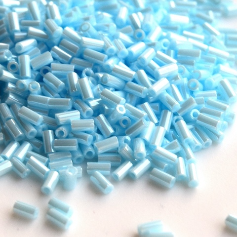 Стеклярус Тохо 3 мм 0124 голубой перл