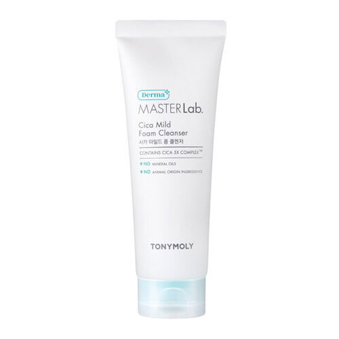 Tony Moly Derma Masterlab Cica Mild Foam Cleanser - Пенка для чувствительной кожи лица