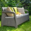 Диван садовый Keter Corfu II Love Seat Max cappuccino