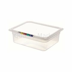 Гастроемкость из полипропилена без крышки GN 1/2 325х265х100 мм прозрачная