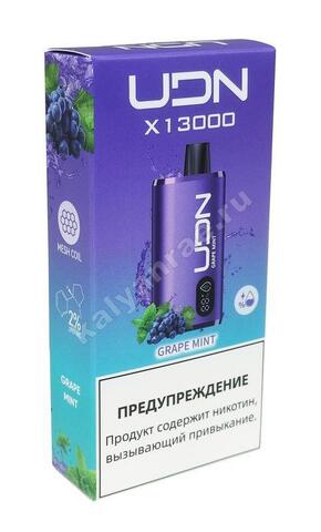 UDN X Виноград Мята 13000 затяжек