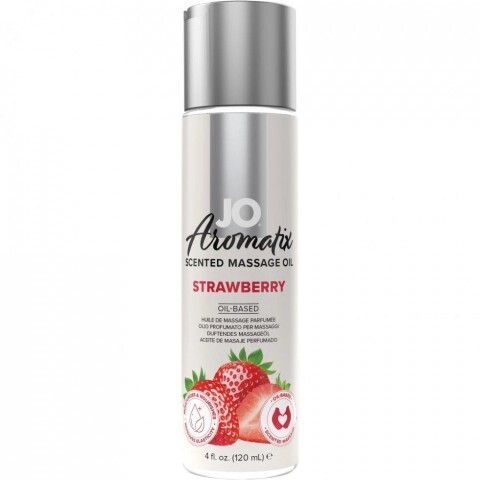 Массажное масло JO Aromatix Strawberry 120 мл.