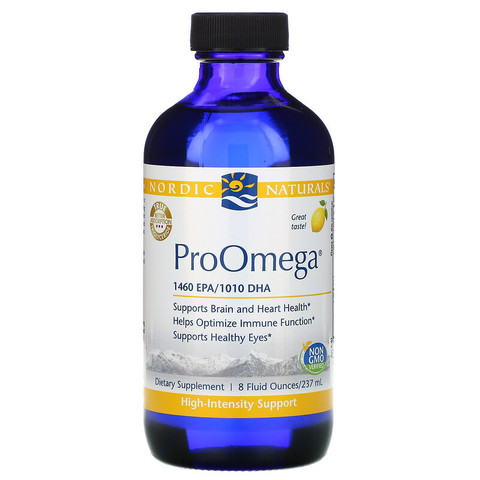 Nordic Naturals, ProOmega, с лимонным вкусом, 237 мл (8 жидк. унций)