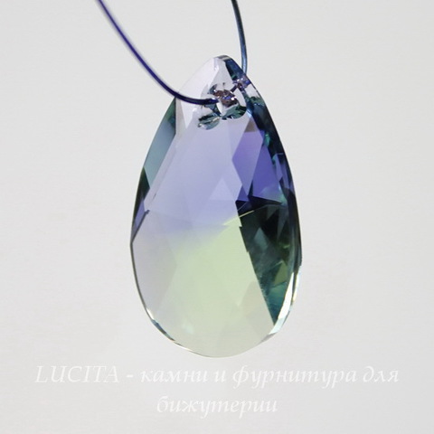6106 Подвеска Сваровски Капля Provence Lavender/Chrysolite Blend (22 мм)