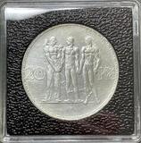 K16210 Чехословакия 20 крон, 1933 Ag-700, 12 gr