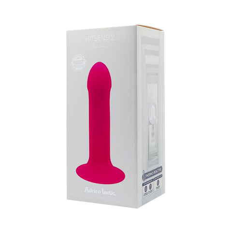 Дилдо на присоске с двойной плотностью ADRIEN LASTIC DILDO HITSENS DUAL DENSITY PINK