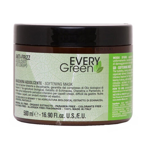 Dikson Every Green Anti-Frizz Mashera Idratante - Маска для вьющихся волос