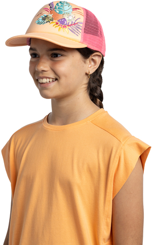 Картинка кепка Buff Trucker Cap Neottia Coral - 3