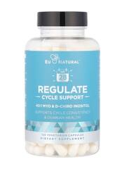 EU Natural Regulate, поддержка цикла, 120 вегетарианских капсул