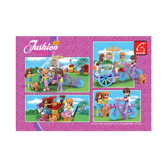 Игровой конструктор Ausini 24421 МИР ЧУДЕС (140 деталей в наборе)