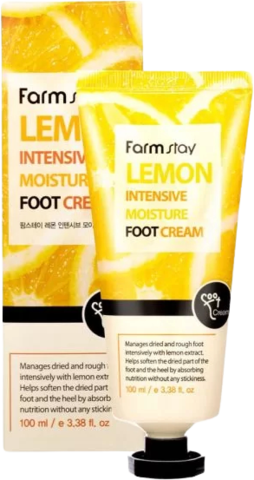 Farmstay Foot Крем для ног увлажняющий с экстрактом лимона Farmstay Lemon Intensive Moisture Foot Cream