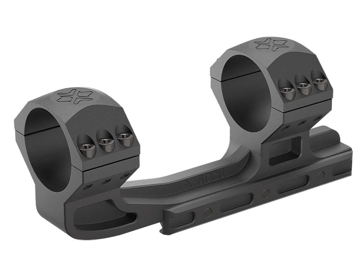 Кронштейн Vector Optics X-Accu 1.6" High Profile 34мм на Picatinny с выносом,20MOA,высокий (h=23мм),6 винтов,чёрный,212г