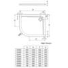 Душевой поддон 120х80 см Ideal Standard Ultraflat K240801