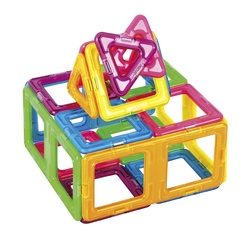 MAGFORMERS Магнитный конструктор Neon color set 60 (63110)