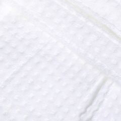 Халат унисекс, махр, 100%хл, бел, универсальный, 120х55х132 см, Y6-1927