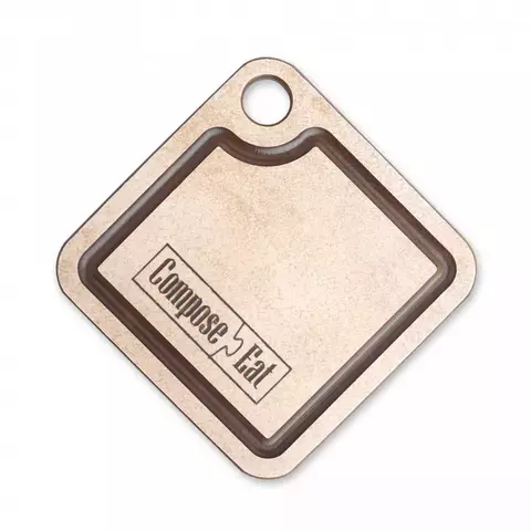 Подставка для кухонных аксессуаров 10х10см ComposeEat порфир кремовый