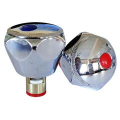 Кран-букса керамика + металлический маховик Мария для импортных смесителей G1/2 (2 шт.)