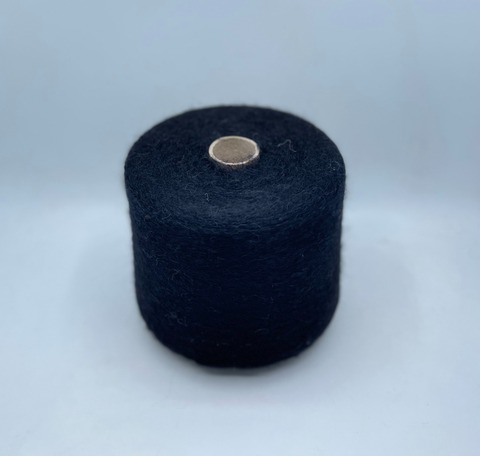 Lanifico del Oliva (пр.Италия),art.Noir, 2300 м/100гр,35% Супер Кид мохер (24,5 мкм) 35% Беби альпака 30% полиамид, цвет - Черный(30/153) арт.28383