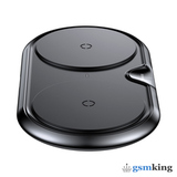 Baseus Dual Wireless Charger Metal Style Black WXXHJ-AO1