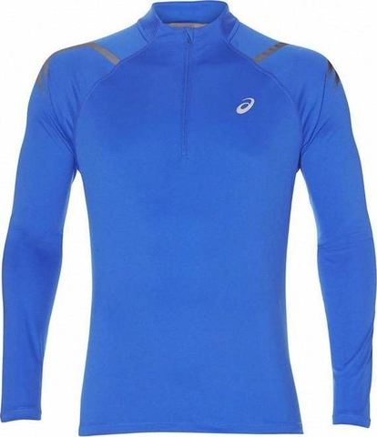 Рубашка беговая Asics Icon Ls 1/2 Zip Top Blue мужская