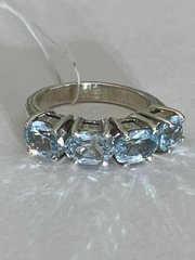 Топаз 54 (кольцо из серебра)