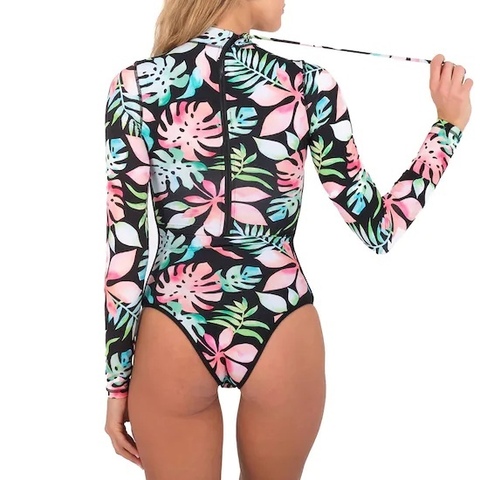 Купальник слитный HURLEY MAX TROPIX RETRO SURF SUIT