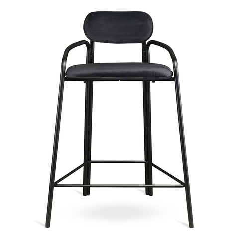 Стул полубарный Latitude Ror Round черный/черный