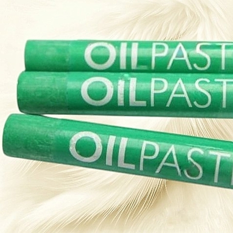 Пастель художественная масляная MUNGYO Oil Pastels Зеленый мох №561 (3шт)