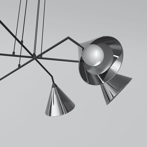 Подвесная люстра Eurosvet Enigma 70161/6 черный