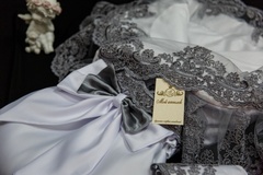 Комплект на выписку "Самия" весна -Л 4048/1 (молочный-пудра)