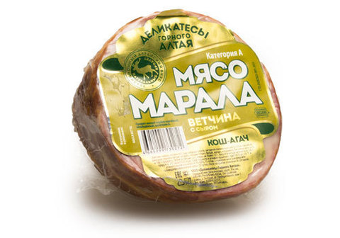 Ветчина «Кош-Агач» с сыром из мяса марала~300г