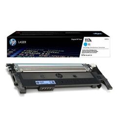 Оригинальный картридж HP W2071A 117A голубой