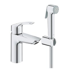 GROHE Eurosmart New 23124003 Смеситель для раковины с гигиеническим душем (хром) фото