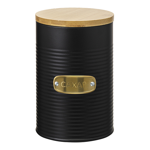 Банка для хранения сахара 1.3л Smart Solutions Irmel графит