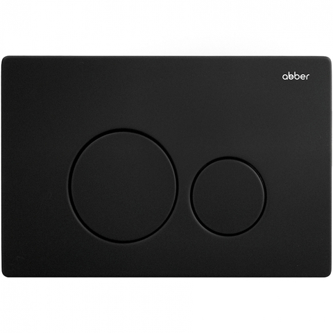 Abber AC0121MB Кнопка смыва, цвет: черный матовый