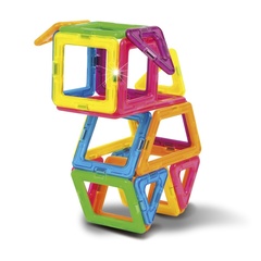 MAGFORMERS Магнитный конструктор Neon color set 60 (63110)