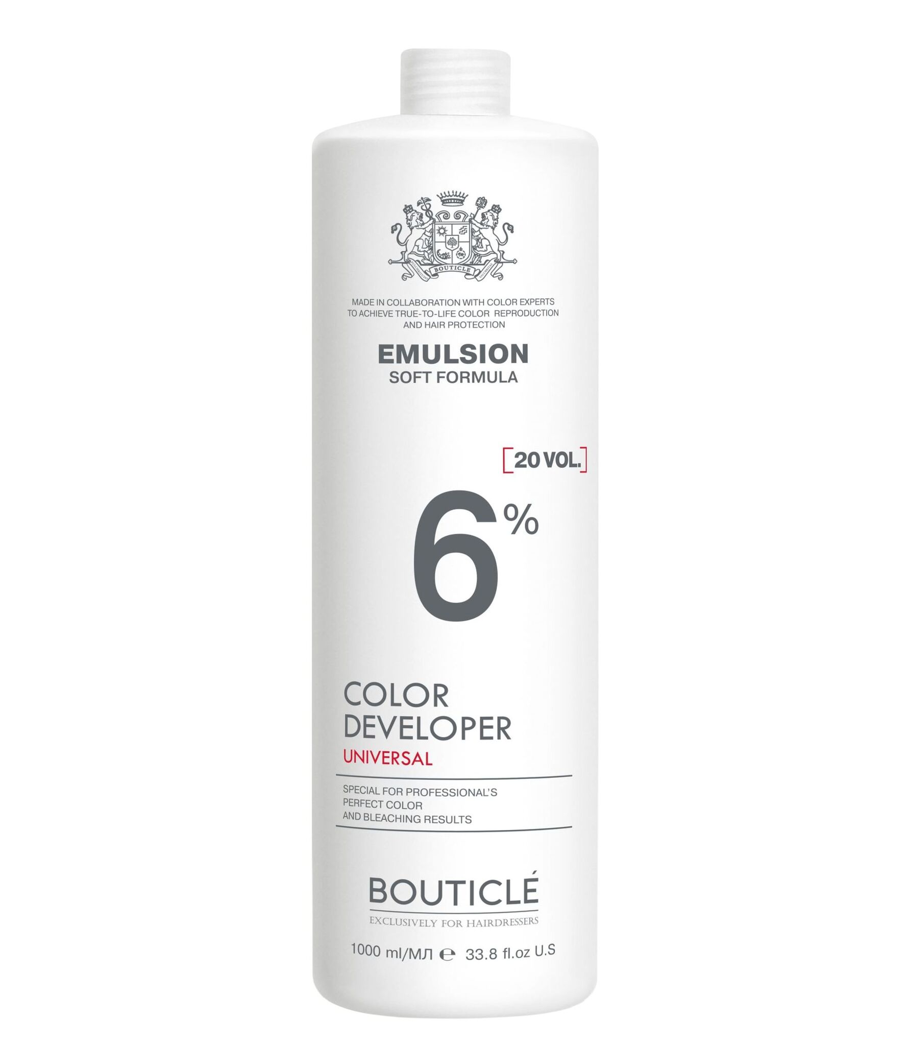 Оксидант-лосьон 6% окисляющая эмульсия Color Developer 20 vol (1000 мл ...