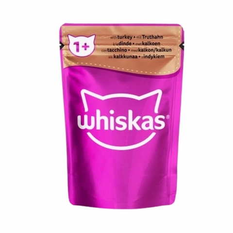 Корм WHISKAS желе Индейка 85 г м/у ПОЛЬША