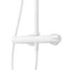 Cezares LEAF-CDA-25-L-01 Душевая стойка телескопическая, с верхним и ручным душем, верхний душ диаметр 250 мм , исполнение Хром